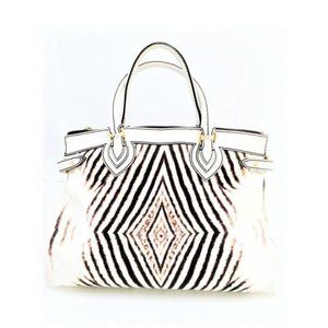 Roberto Cavalli Resort Zebra Tote
